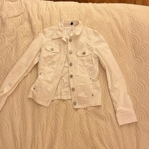 White collection white jean jacket women’s